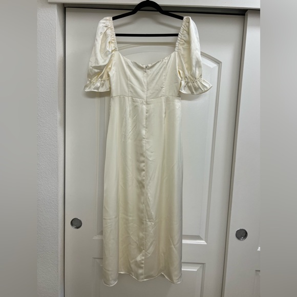 NWOT We Wore What Satin Look Midi Dress - Picture 6 of 13